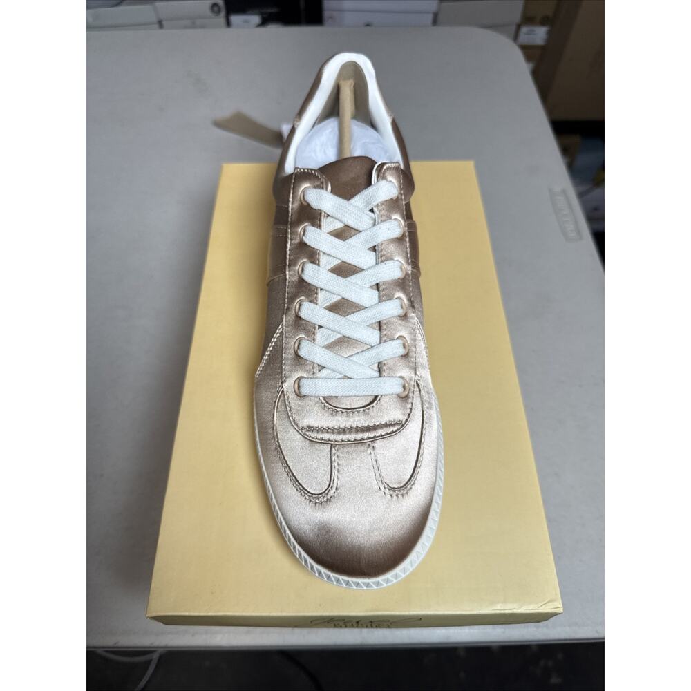 Women's 10 Jewel Badgley Mischka Imara Nude Sneaker - Picture 3 of 4